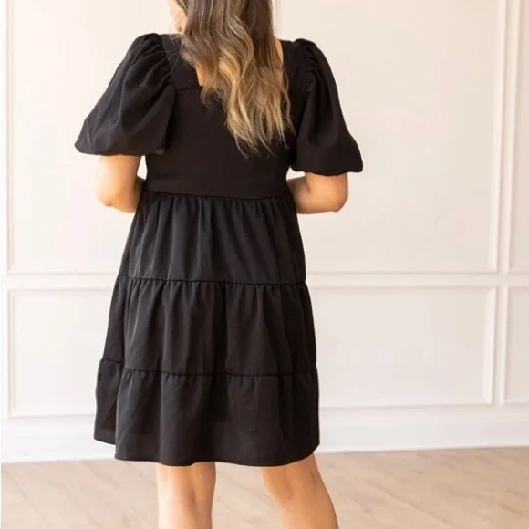 🎉🖤 NEW Emma Black Dress Versatile - Picture 3 of 3